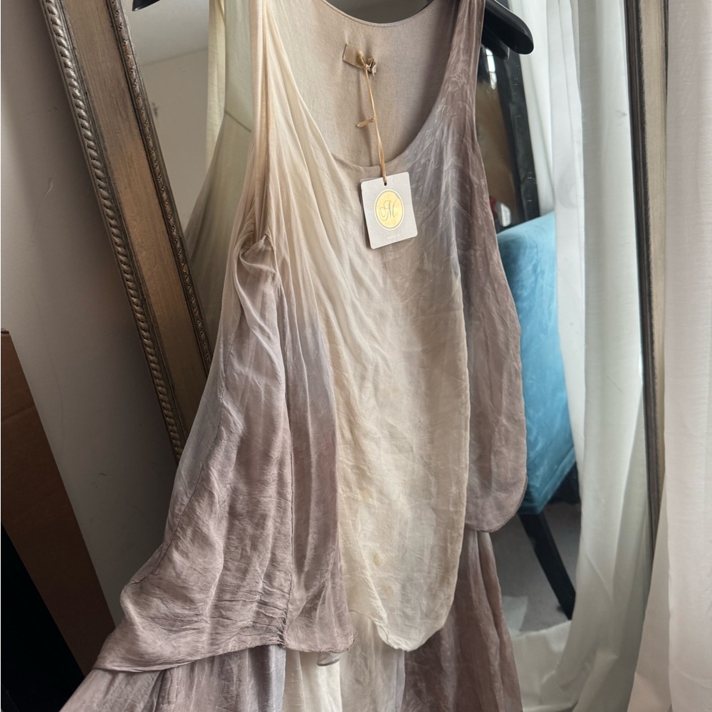 Elegant Ombre Sleeveless Dress